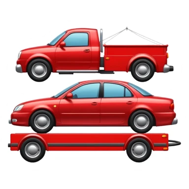 car towing a trailer with towbar sticker