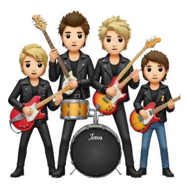 rock band sticker