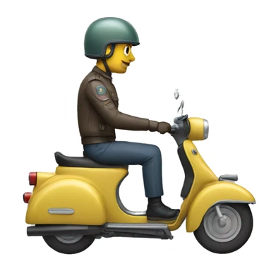 Staline en scooter sticker