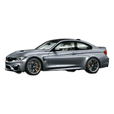 Grey bmw m3 2023 2 doors  sticker