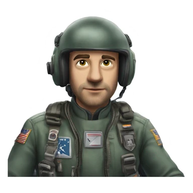 Martin Apprich in cockpit sticker