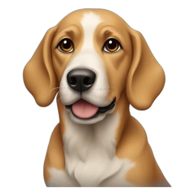 dog zoom meeting logo sticker