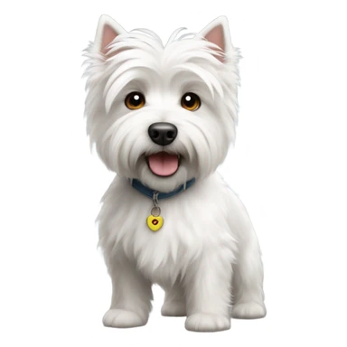 West highland white Terrier sticker