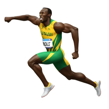 usain bolt sticker