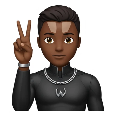 Wakanda forever hand sign 🙅 sticker