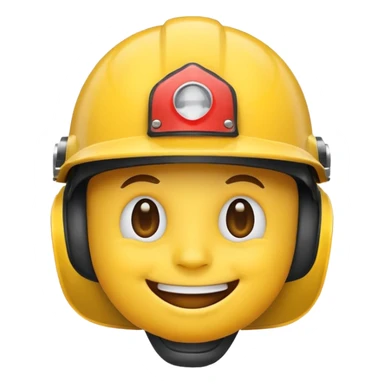 Stupid yellow emoji with helmet  sticker