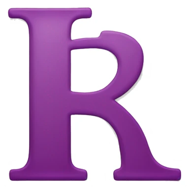 Letter R sticker