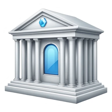 glitter white bank sticker