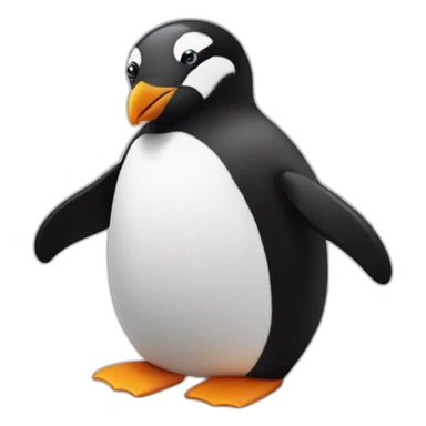 Pinguin in love sticker