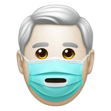 Xi Jinping head in a Medical masks sticker