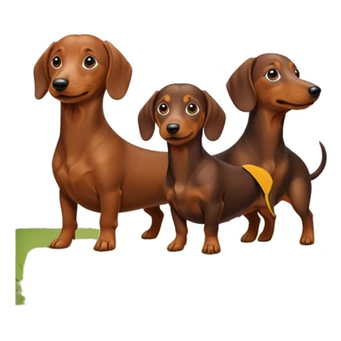 Perros salchicha sticker