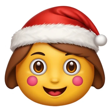 gere um emoji fofo de uma rena de natal sticker