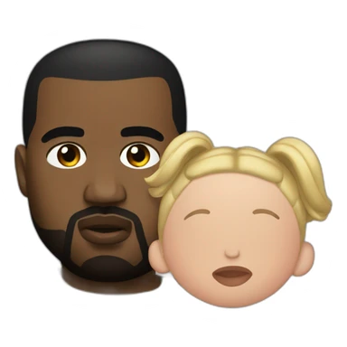 Pregnant Kanye west sticker