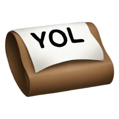 yolo text sticker