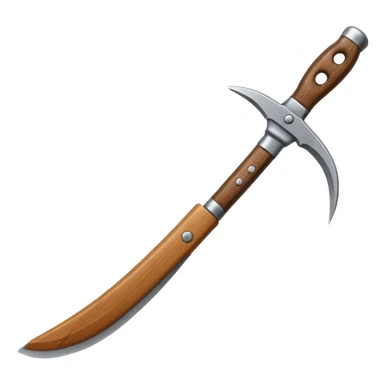 The sickle used by farmers sticker