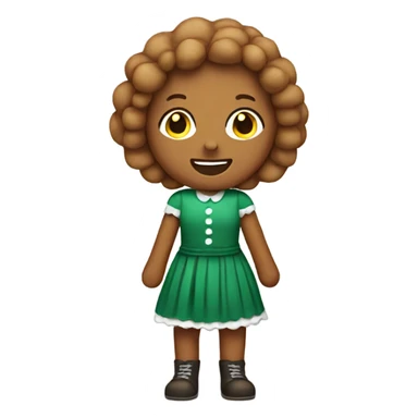 Girl gingerbread  sticker