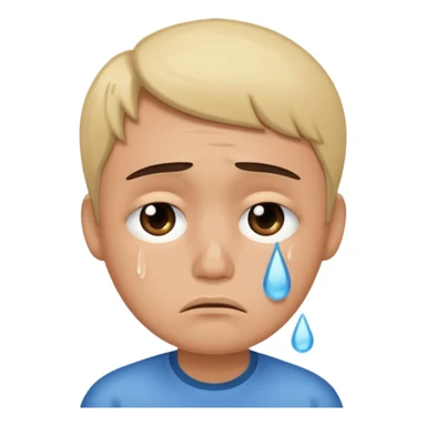 Crying meme sticker