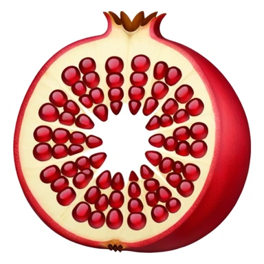 pomegranate sliced sticker