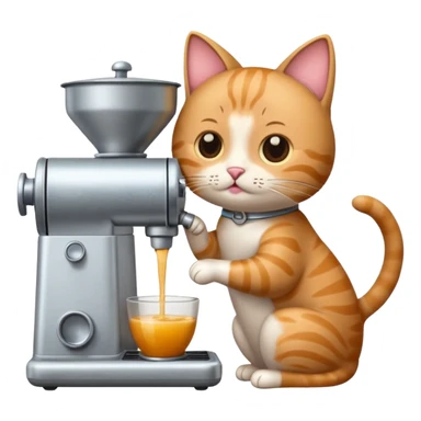 gato cociendo en una maquina de cocer sticker