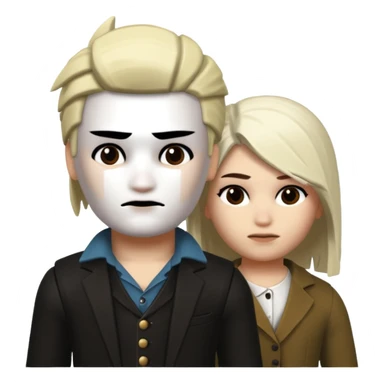 My Emojj will be of the character "Two Time", from roblox forsaken. sticker