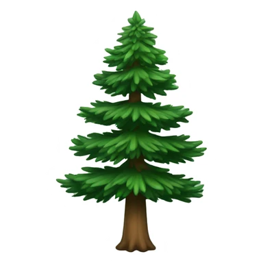 noble fir tree sticker