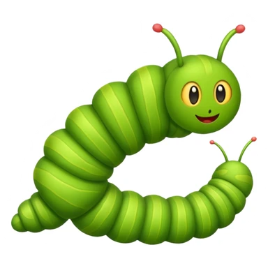 Caterpillar emoji sticker
