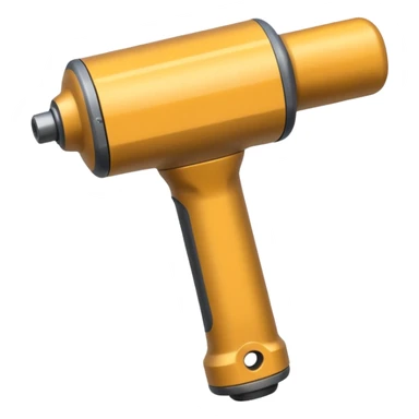 Pneumatic hammer swinging and dust particles sticker