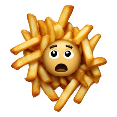 Poutine qui pleure sticker