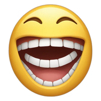 mouth open eyes wide tearing up sticker