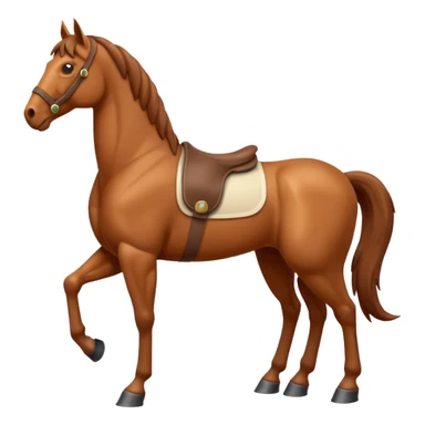Horse in 3d style  sticker