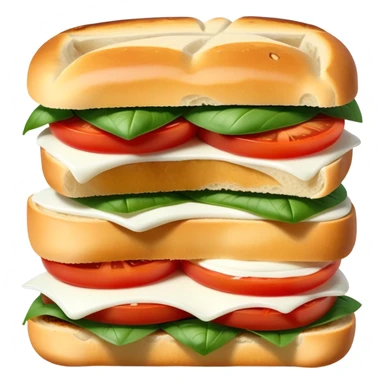 Tomato mozzarella focaccia sandwich  sticker