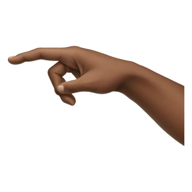 arm reaching ou sticker