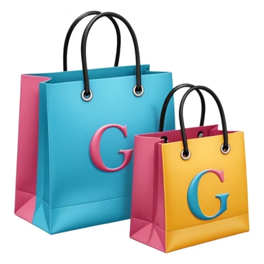 Shopping bags Dior Gucci Sephora  sticker