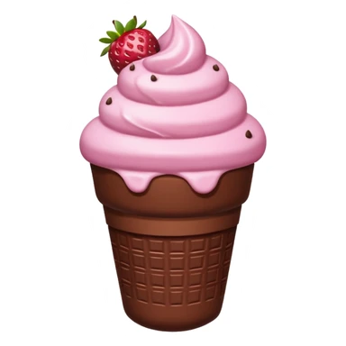 Bolis sabor chocolate 🍫  y uno sabor fresa 🍓 que sea un bolis de hielo gordito sticker