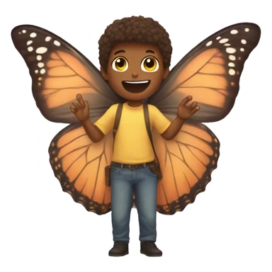 Butterflies in stomach sticker