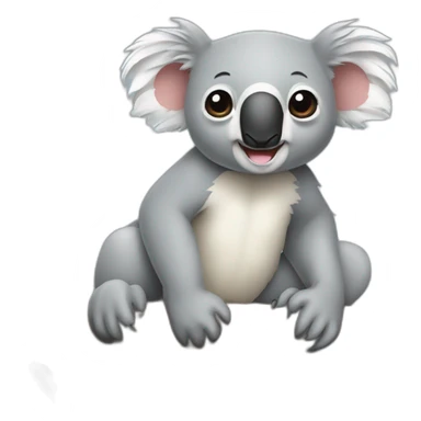 koala musculoso sticker