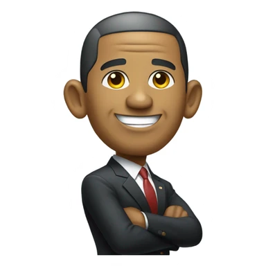 Obama on a pyramid sticker