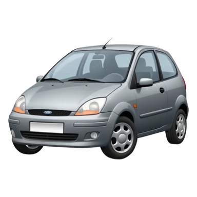 grey ford fiesta from 2003 sticker