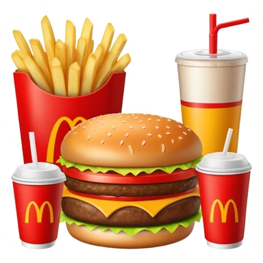 McDonald’s meal  sticker