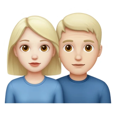 i want two person nicke eatche athore sticker