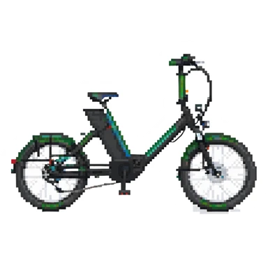 black e-bike sticker