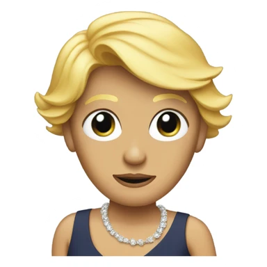 Donald Trump in a dress sticker