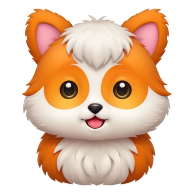 cute anime kawaiii figure icon no like really cute like a little chibi animal being all cute and happy sticker