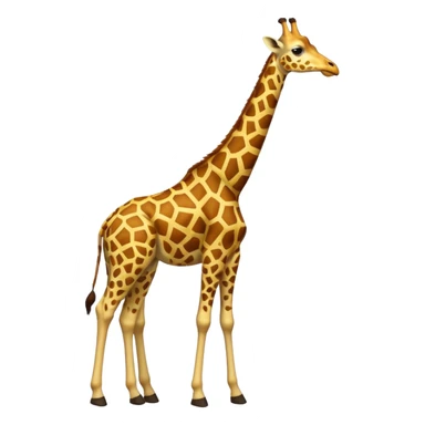 High resolution giraffe  sticker