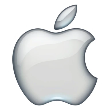 Logo Apple blanc sticker