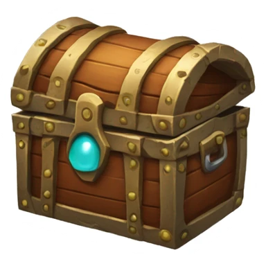 mimic chest with tongue, dungeons and dragons sticker