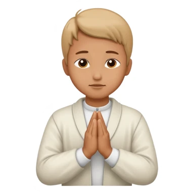 Paloma con manos orando sticker