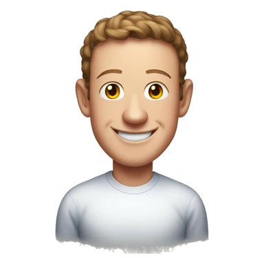 mark zuckerberg with devil smile sticker