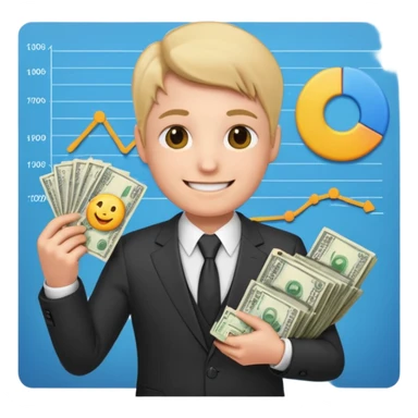 Corporate banking sales emoji sticker