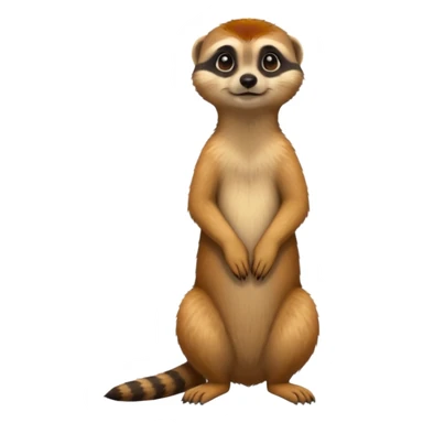 a meerkat standing sticker